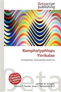 Ramphotyphlops Yirrikalae