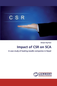 Impact of CSR on SCA