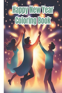 Happy New Year Coloring Book
