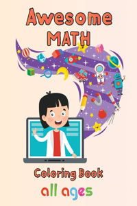 Awesome Math coloring book all ages