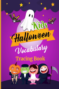 Halloween Vocabulary Tracing Book