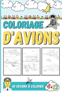 Coloriage Avion