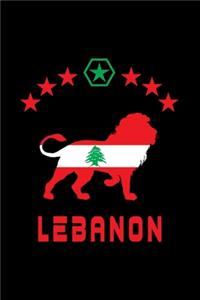 Libanon Löwen Notizbuch