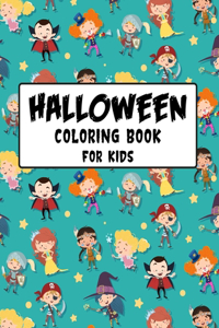 Halloween coloring book for kids