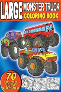 Large Monster Truck Coloring Book