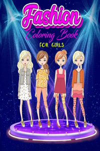 Fashion Coloring Book for girls