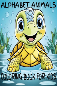 Alphabet Animals Coloring Book For Kids