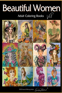 Beautiful Women Adult Coloring Books Vol.1