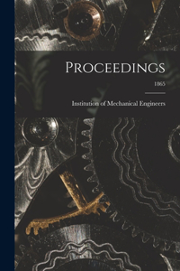 Proceedings; 1865