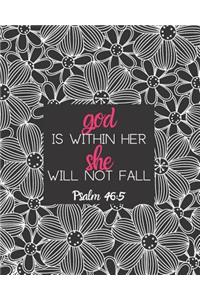 God is Within Her She Will Not Fall Psalm 46