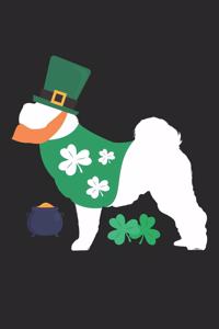 Shar Pei Notebook - St. Patrick's Day Gift for Shar Pei Lovers - Shar Pei Journal