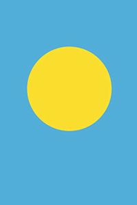 Palau Flag Notebook - Palauan Flag Book - Palau Travel Journal