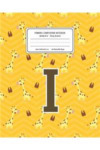 Primary Composition Notebook Grades K-2 Story Journal I