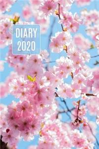 2020 Daily Diary Journal, Cherry Blossoms