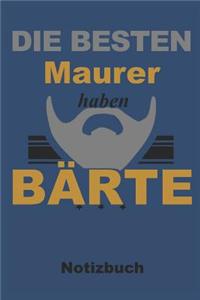 Die Besten Maurer Haben Bärte Notizbuch