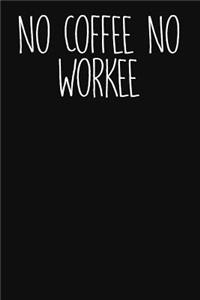 No Coffee No Workee