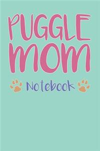 Puggle Mom Composition Notebook of Pug Beagle Dog Mom Journal