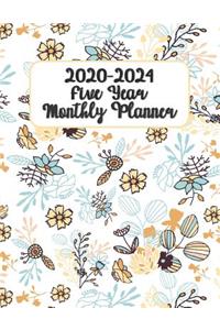 2020-2024 Five Year Monthly Planner 8.5X11