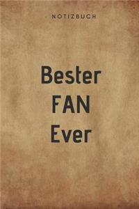Bester Fan Ever Notizbuch