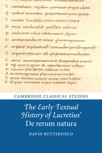 Early Textual History of Lucretius' de Rerum Natura