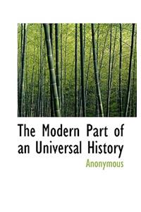 The Modern Part of an Universal History