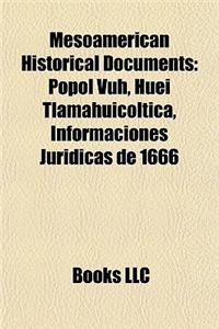 Mesoamerican Historical Documents