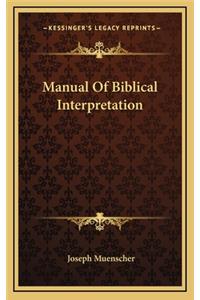 Manual of Biblical Interpretation