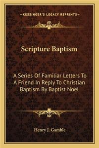 Scripture Baptism