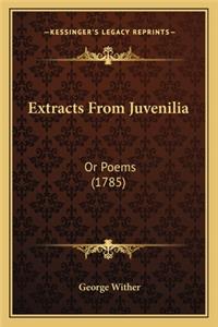 Extracts From Juvenilia