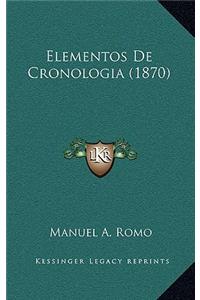 Elementos De Cronologia (1870)