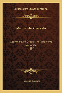 Memoriale Riservato