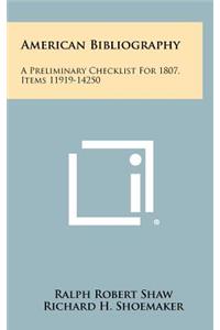 American Bibliography