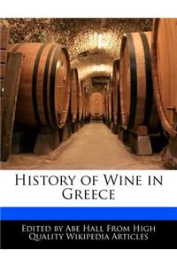 History of Wine in Greece
