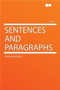 Sentences and Paragraphs