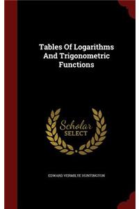 Tables Of Logarithms And Trigonometric Functions