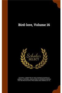Bird-Lore, Volume 16