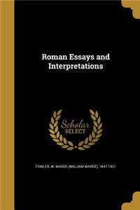 Roman Essays and Interpretations