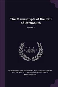 The Manuscripts of the Earl of Dartmouth; Volume 2