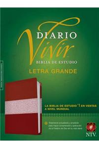 Biblia de Estudio del Diario Vivir Ntv, Letra Grande