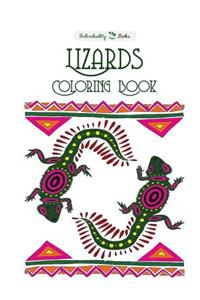 Lizards Coloring Book