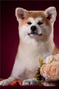 Akita Inu June Notebook Akita Inu Record, Log, Diary, Special Memories, to Do List, Academic Notepad, Scrapbook & More
