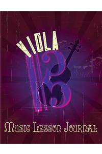 Viola Music Lesson Journal