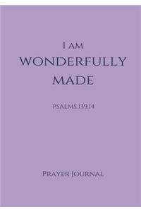 I Am Wonderfully Made Prayer Journal