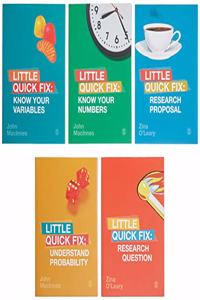 Bundle: Little Quick Fix Series (O'Leary: Research Question + O'Leary: Research Proposal + Macinnes: Identify Your Variables + Macinnes: Know Your Numbers + Macinnes: Understand Probability)