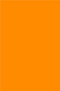 Journal Dark Orange Color Simple Plain Orange