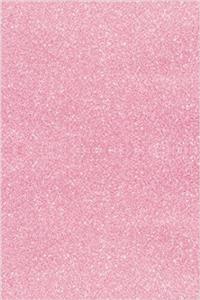 Light Pink Glitter Journal