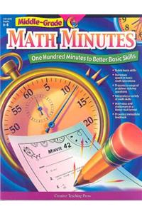 Middle-Grade Math Minutes: One Hundred Minutes to Better Basic Skills