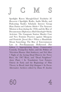 Journal of Cinema and Media Studies, Vol. 60, No. 4