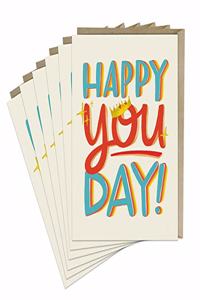 6-Pack Em & Friends Happy You Day Card