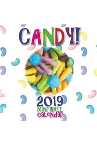 Candy! 2019 Mini Wall Calendar